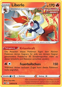 Pokémon-Karte Liberlo SWSH278