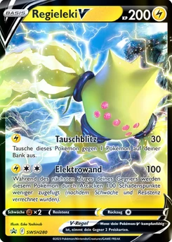 Pokémon-Karte Regieleki V SWSH280