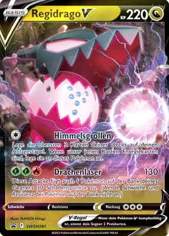 Pokémon-Karte Regidrago V SWSH281