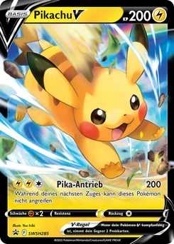 Pokémon-Karte Pikachu V SWSH285