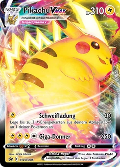 Pokémon-Karte Pikachu VMAX SWSH286