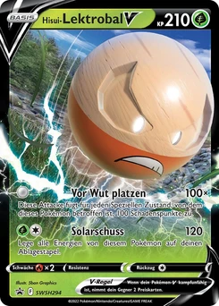 Pokémon-Karte Hisui-Lektrobal V SWSH294