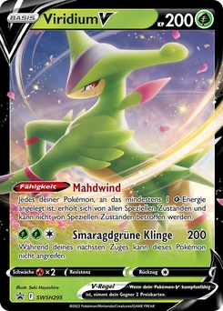 Pokémon-Karte Viridium V SWSH295