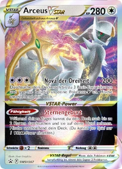 Pokémon-Karte Arceus VSTAR SWSH307