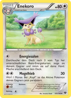 Pokémon-Karte Enekoro 105/146