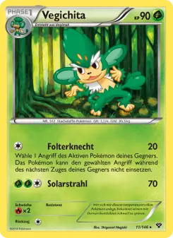 Pokémon-Karte Vegichita 011/146