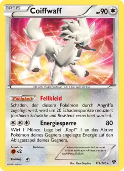 Pokémon-Karte Coiffwaff 114/146