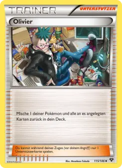 Pokémon-Karte Olivier 115/146