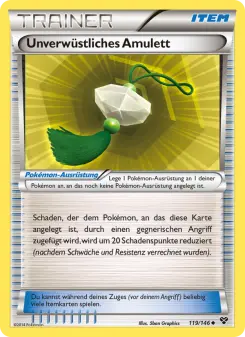 Pokémon-Karte Unverwüstliches Amulett 119/146