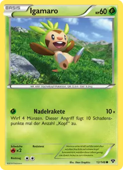 Pokémon-Karte Igamaro 012/146