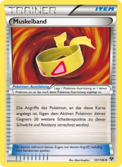 Pokémon-Karte Muskelband 121/146