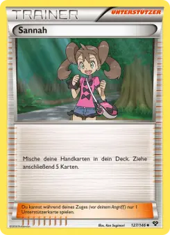 Pokémon-Karte Sannah 127/146