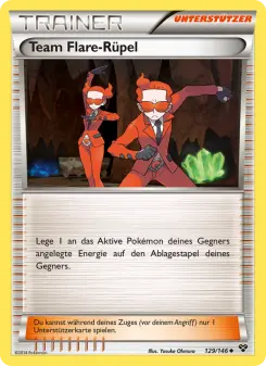 Pokémon-Karte Team Flare-Rüpel 129/146