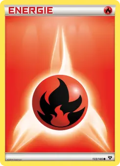Pokémon-Karte Feuer-Energie 133/146