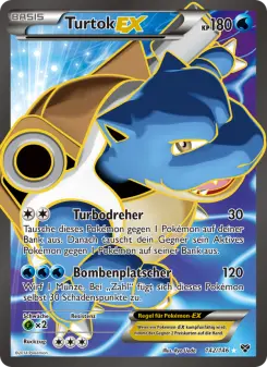 Pokémon-Karte Turtok EX 142/146