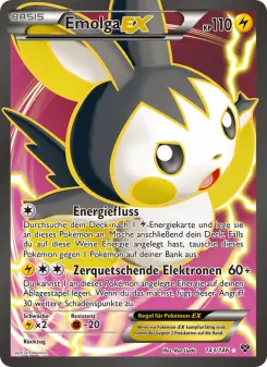 Pokémon-Karte Emolga EX 143/146