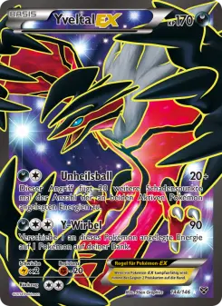 Pokémon-Karte Yveltal EX 144/146