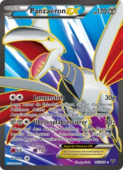 Pokémon-Karte Panzaeron EX 145/146