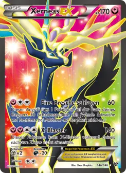 Pokémon-Karte Xerneas EX 146/146