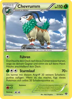 Pokémon-Karte Chevrumm 019/146