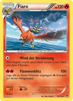 Pokémon-Karte Fiaro 028/146