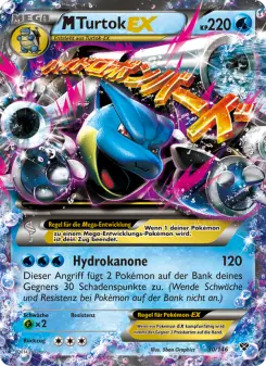 Pokémon-Karte M-Turtok EX 030/146