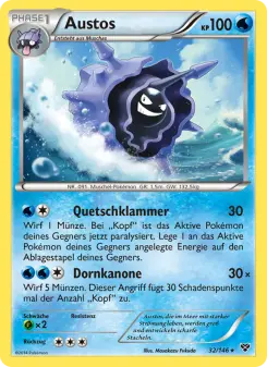 Pokémon-Karte Austos 032/146