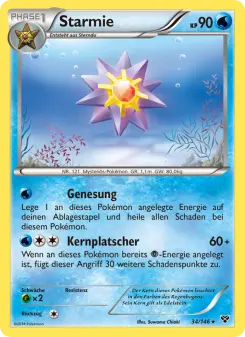 Pokémon-Karte Starmie 034/146