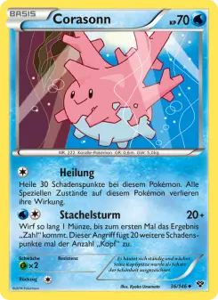 Pokémon-Karte Corasonn 036/146