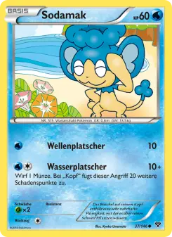 Pokémon-Karte Sodamak 037/146