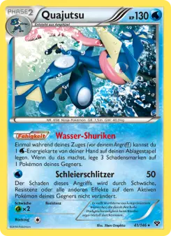 Pokémon-Karte Quajutsu 041/146