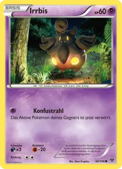 Pokémon-Karte Irrbis 056/146