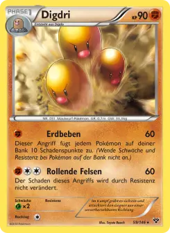 Pokémon-Karte Digdri 059/146