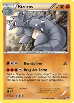 Pokémon-Karte Rizeros 061/146