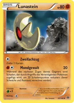 Pokémon-Karte Lunastein 063/146