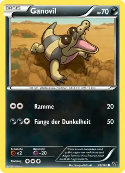 Pokémon-Karte Ganovil 069/146