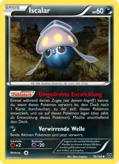 Pokémon-Karte Iscalar 074/146