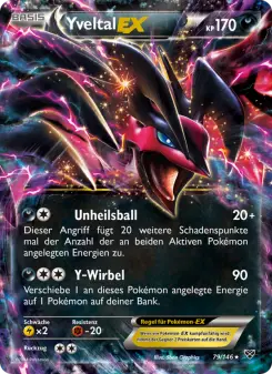 Pokémon-Karte Yveltal EX 079/146