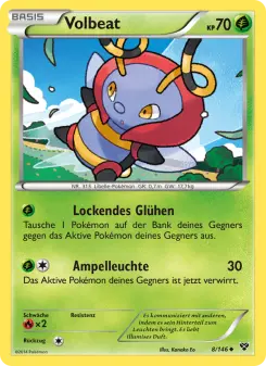Pokémon-Karte Volbeat 008/146