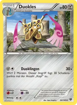 Pokémon-Karte Duokles 084/146