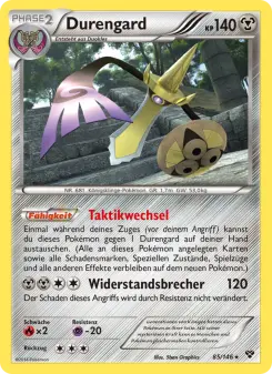 Pokémon-Karte Durengard 085/146