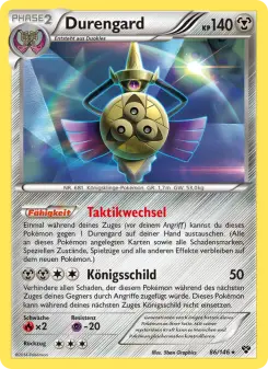Pokémon-Karte Durengard 086/146
