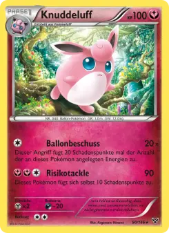 Pokémon-Karte Knuddeluff 090/146
