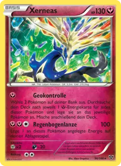 Pokémon-Karte Xerneas 096/146