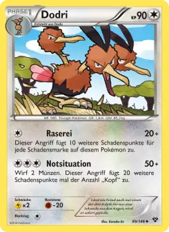 Pokémon-Karte Dodri 099/146