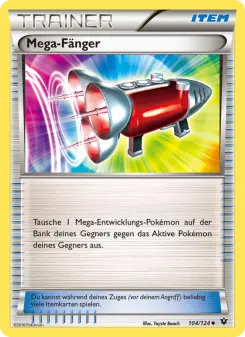 Pokémon-Karte Mega-Fänger 104/124