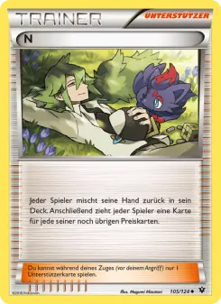 Pokémon-Karte N 105/124