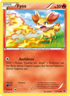 Pokémon-Karte Fynx 011/124