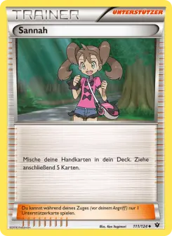 Pokémon-Karte Sannah 111/124