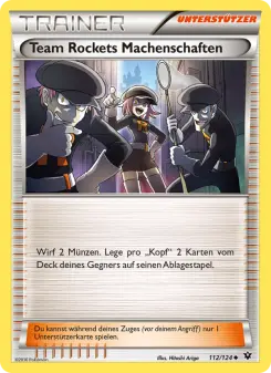 Pokémon-Karte Team Rockets Machenschaften 112/124
